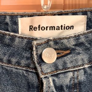 Reformation Wide Leg Jeans